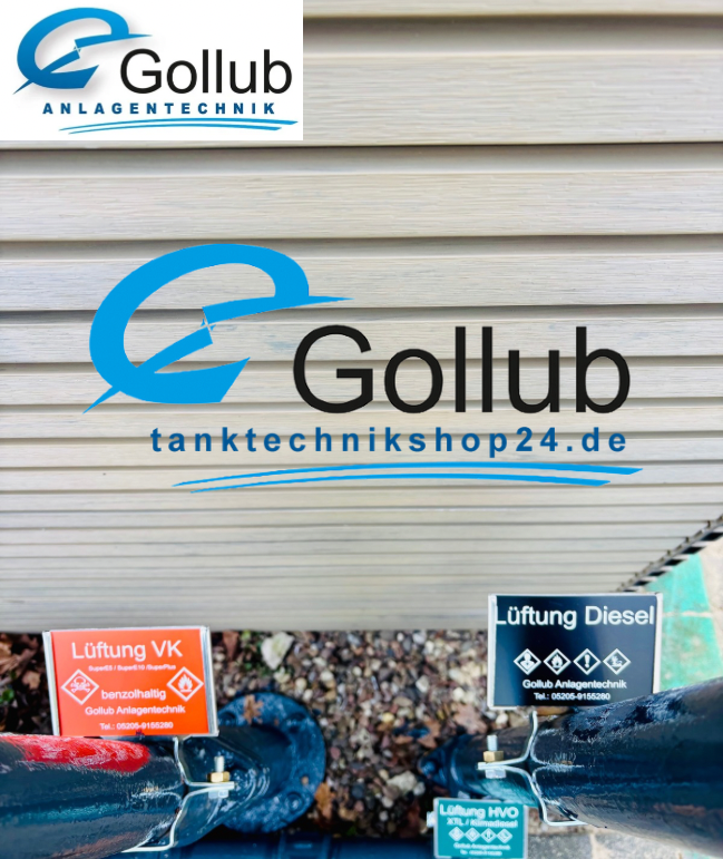 Beschilderung Lüftung Atmungsmast AdBlue