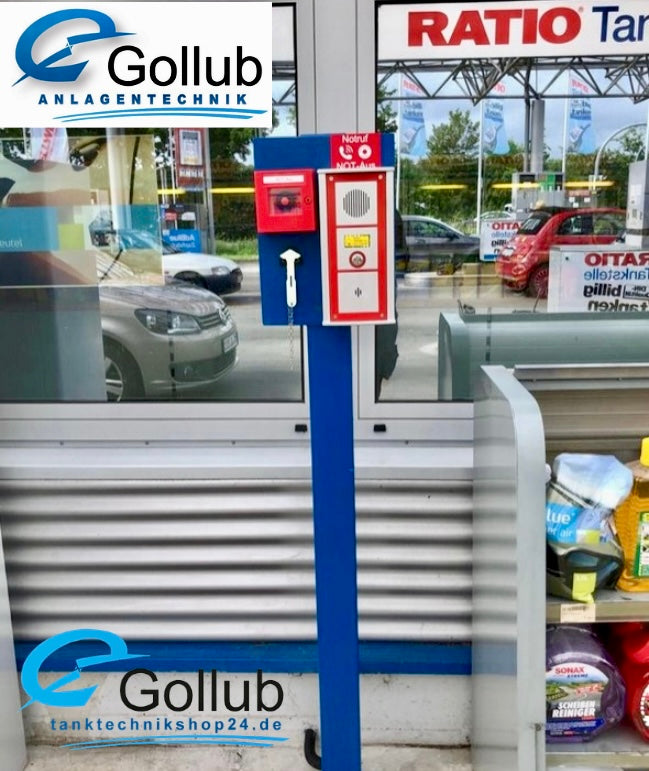 Beschilderung Not-Aus & Notruf Gegensprechanlage