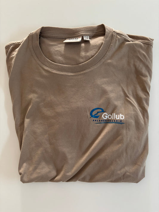 T-Shirt khaki mit Gollub Logo