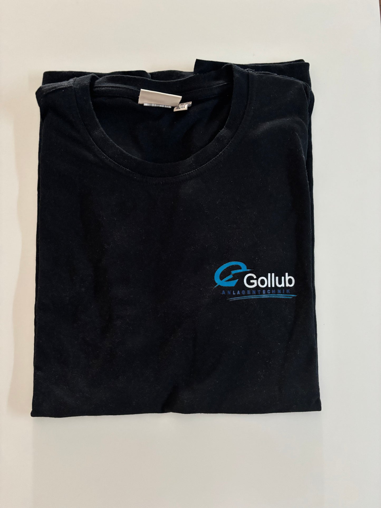 T-Shirt schwarz mit Gollub Logo