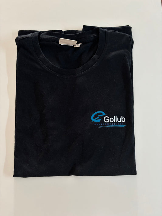 T-Shirt schwarz mit Gollub Logo